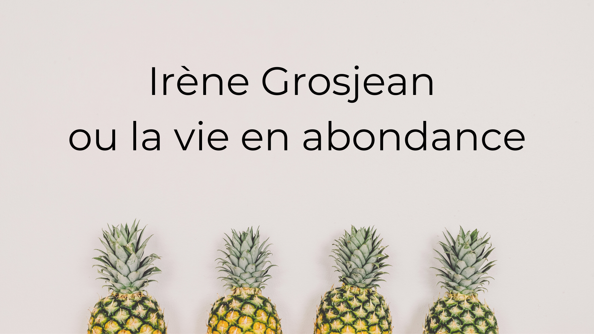 Video_Irene Grosjean